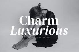 Charm Luxurious Italic Font preview